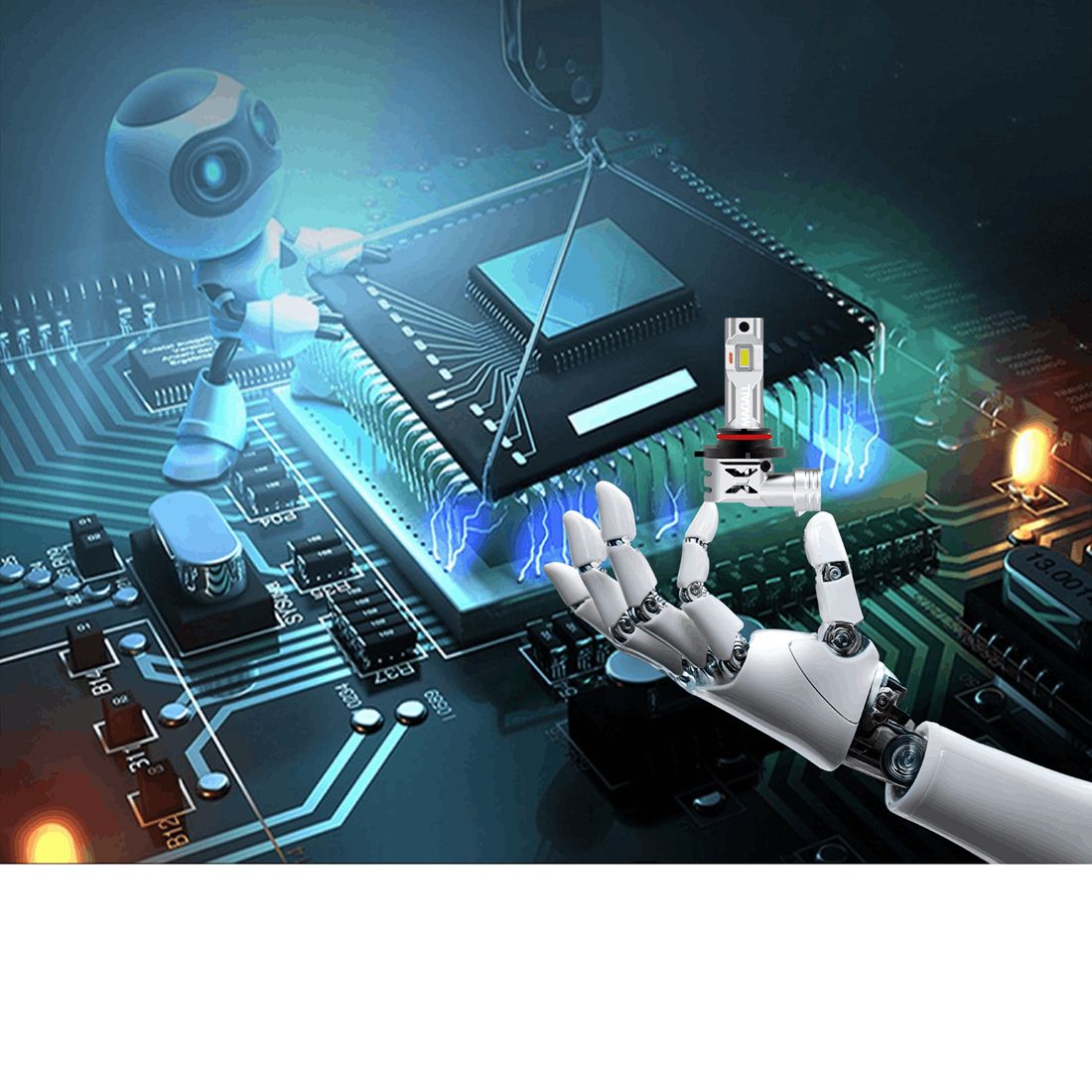 Żarówka LED MAGALL X PRO to nowoczesny i wydajny zamiennik tradycyjnej żarówki halogenowej.